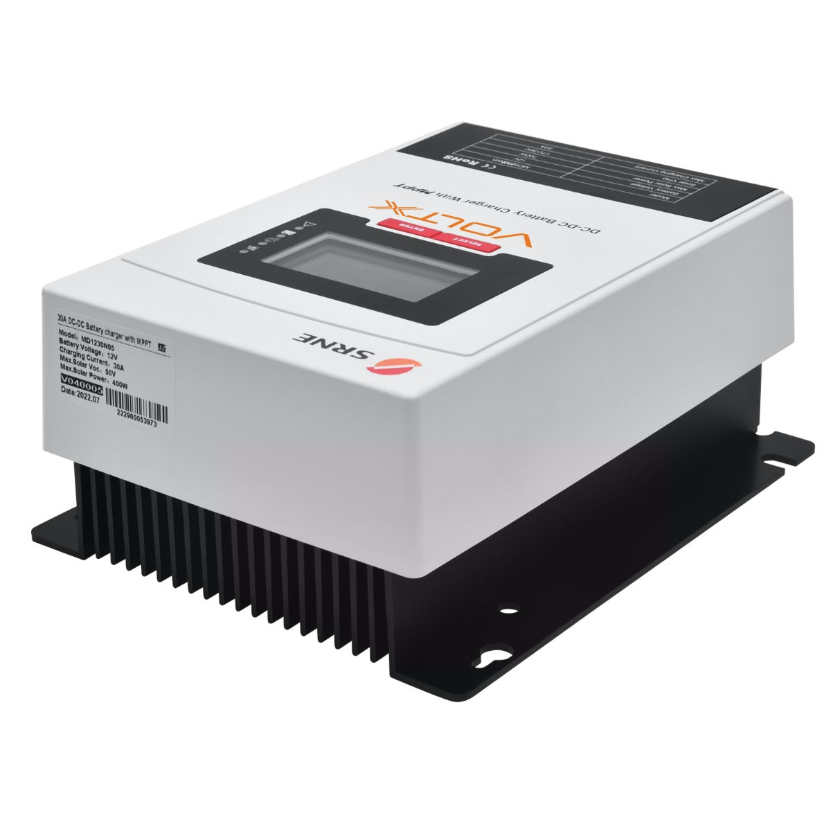 VoltX SRNE 12V 30A DC-DC MPPT LiFePO4 Battery Charger