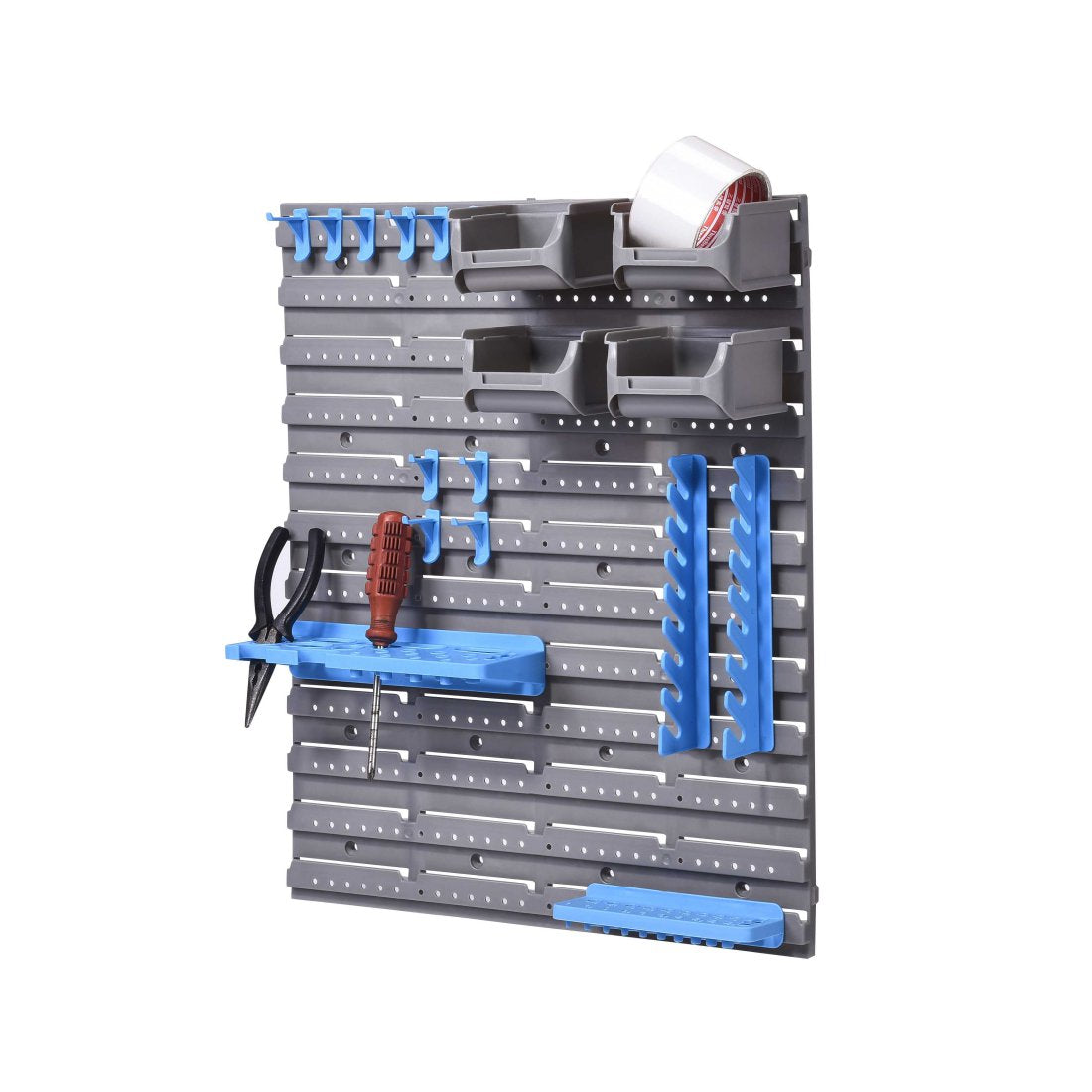 ARMORBILT Wall-Mounted Tool Parts Rack Garage Shelving Unit Bin Organizer