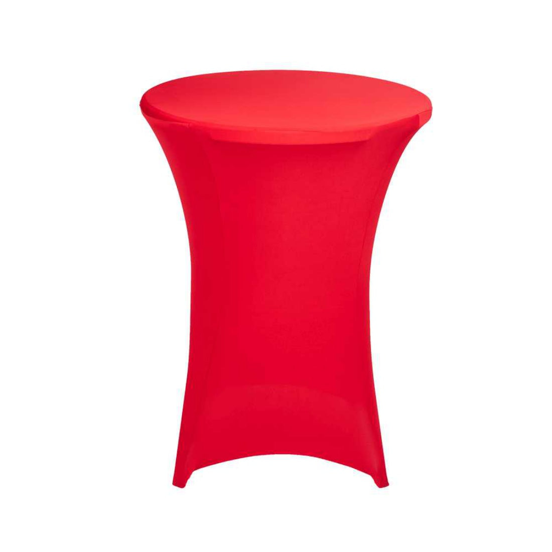 Red Standing Bar Folding Table & Cover Party Functions Portable Light New