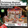 Animated Christmas Musical Bumper Cars Scene Working Model with LED Lights & Sounds