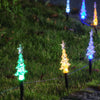 Stockholm Christmas Lights Path Light Mini Tree 20pc Multi LEDs Timer Battery