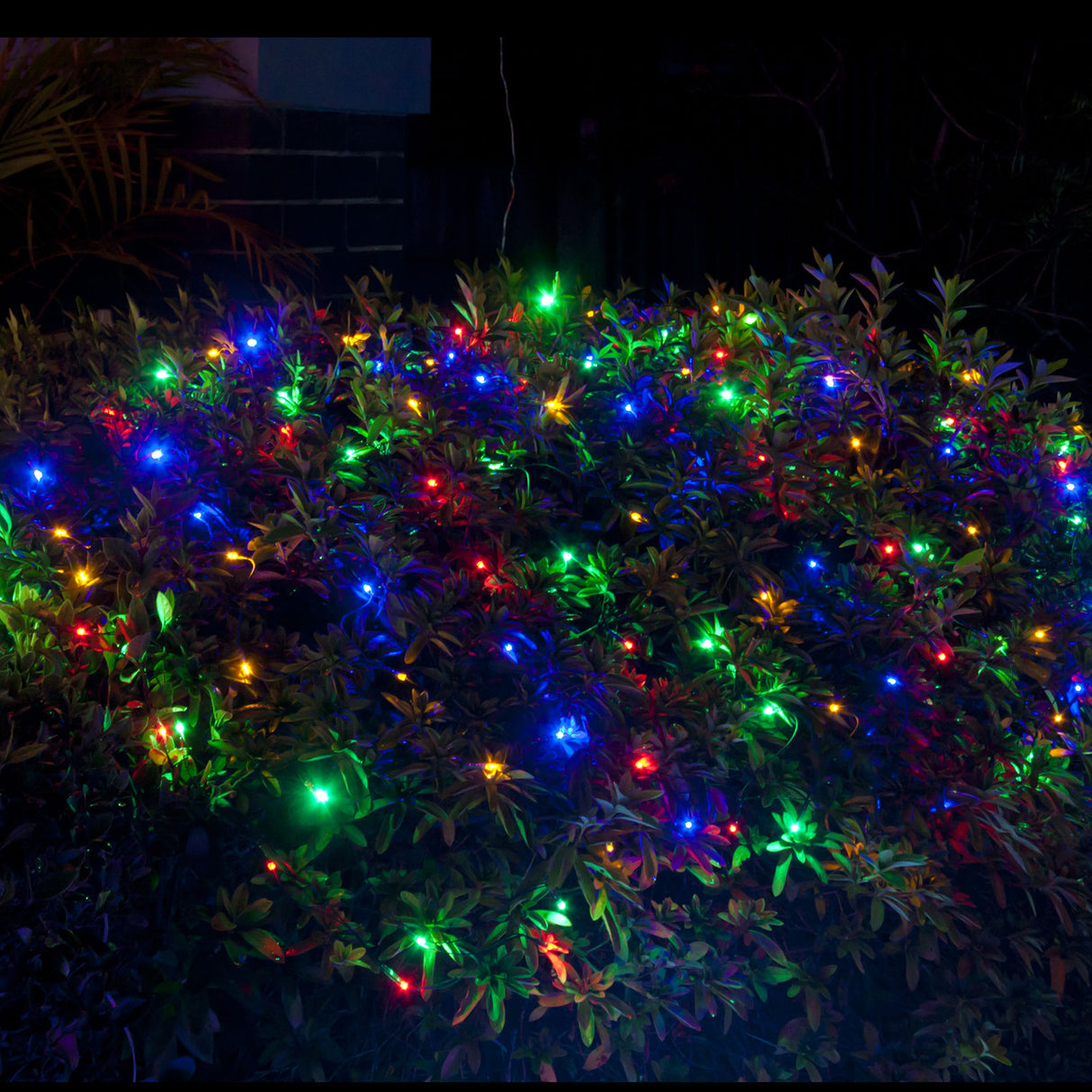 Stockholm Solar Net Light LED PVC String Xmas Party Garden Lamp Multicolour 150pc