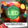 Outdoor 128 LED Solar 50cm Spiral 1m Pole Stake Christmas Light Display