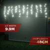 Christmas Motif LED Flashing Icicle Lights Cool White Stockholm Fairy Party