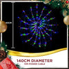256 LED Round Spiral Net Multi Colour Flashing Outdoor Christmas Light Display