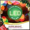 88 LED Rainbow Snowflake Multi Colour Indoor Outdoor Christmas Light Decor 60cm