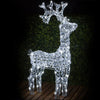 Stockholm Led Christmas Lights Standing Reindeer Cool White Acrylic Indoor Outdoor Decor