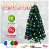 CLEARANCE 120cm LED Christmas Tree Fibre Optic Flashing Multi Colour Light Balls