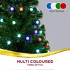CLEARANCE 120cm LED Christmas Tree Fibre Optic Flashing Multi Colour Light Balls