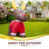 5m Inflatable Reindeer LED White Light Outdoor Christmas Airpower Decor