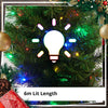 Christmas 120pc Solar LED Fairy Lights 6m Multicoloured Flashing Effects + Steady