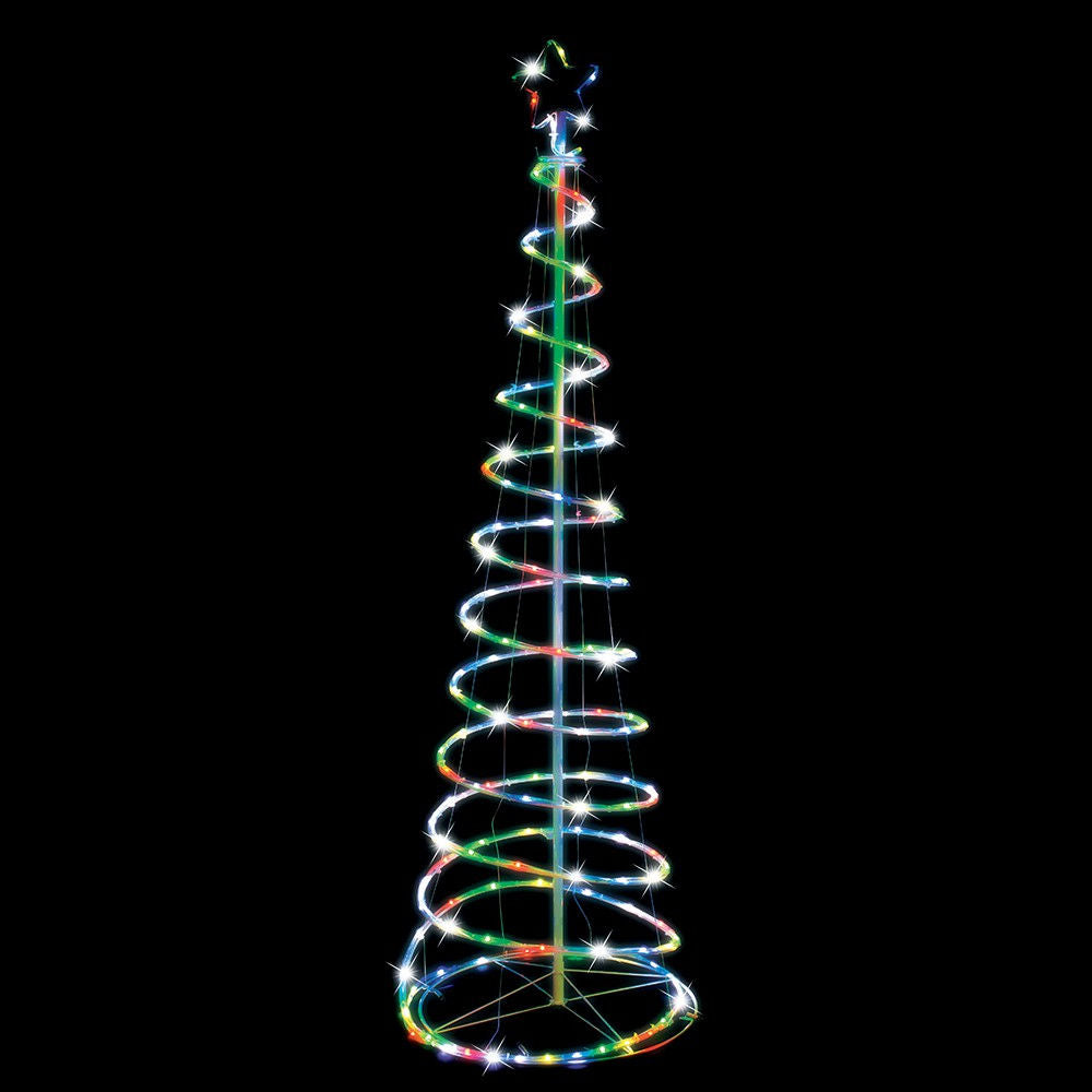 Stockholm Christmas Lights Rope Light 135 LED Spiral Tree 180cm Outdoor Decor