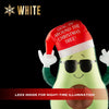 Stockholm Christmas Inflatables 120 cm Airpower Novelty Character White LED