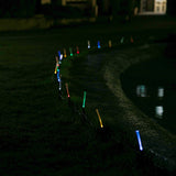 Stockholm Christmas Lights Solar Path LED Fibreoptic Multi 20pc