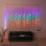 Stockholm Christmas Lights LED Curtain Lights 576 LEDs Rainbow Flashing 360x180cm