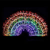 Stockholm Christmas Lights Starbrust Rainbow Motif Light Twinkle Xmas