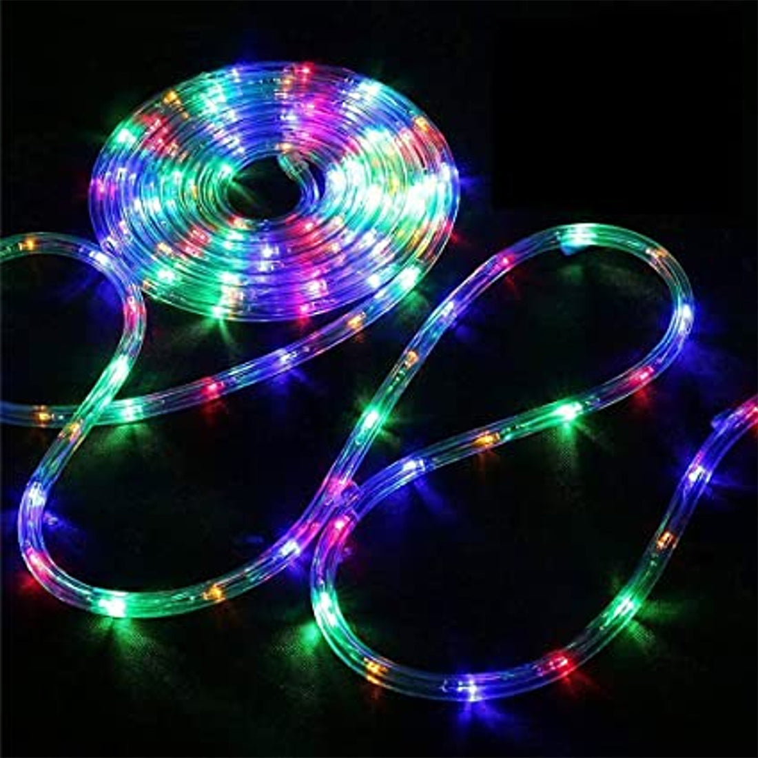 Stockholm Christmas Lights LED Ropelight Multi Colour LEDs Flash Xmas Decor