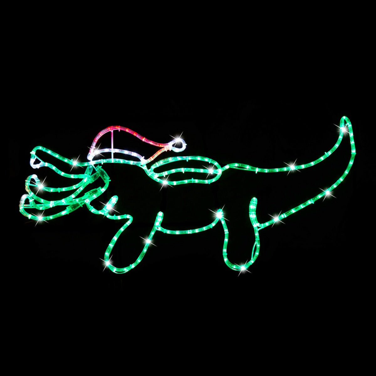 Stockholm Christmas Lights Crocodile Rope Light Motif Multi Color LEDs Decor