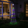 Stockholm Christmas Lights Xmas Tree LED Strand Tree 210cm Flexible Wire Multi