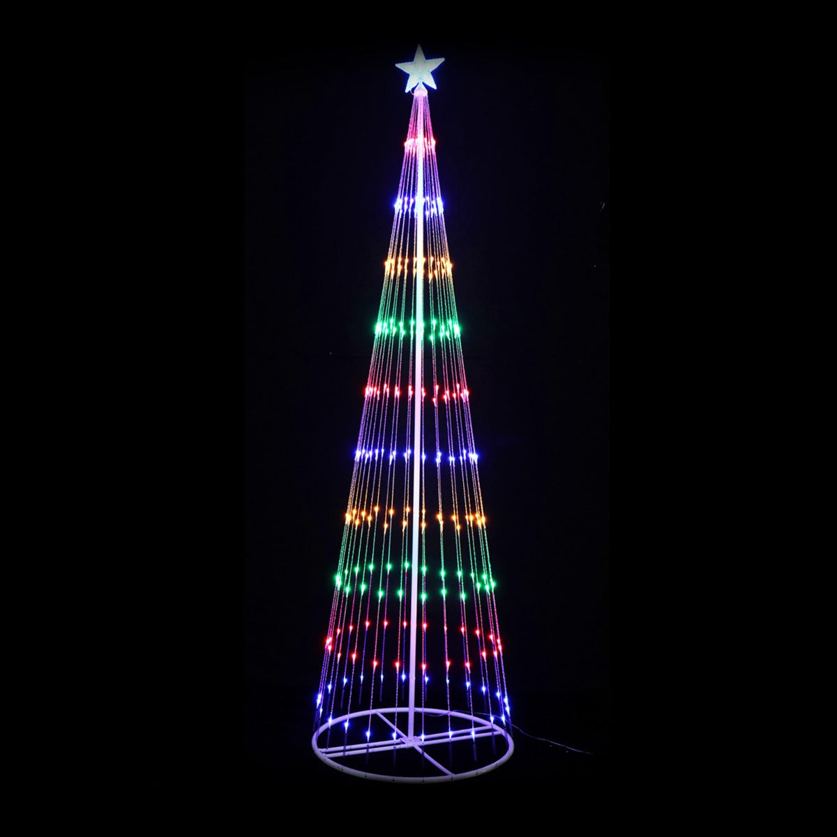 Stockholm Christmas Lights Xmas Tree Strand Flashing Light Multi Color 264 LEDs