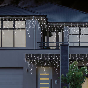 Stockholm Christmas Lights LED Curtain Lights Snowing Icicles 480 Cool White