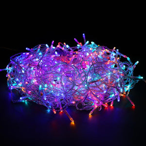 Stockholm Christmas Lights LED Icicle Lights 300 LEDs Carnival Multi Xmas Decor