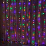 Stockholm Christmas Lights LED Curtain Lights 600 LEDs Flash Multi 600x300cm 6m