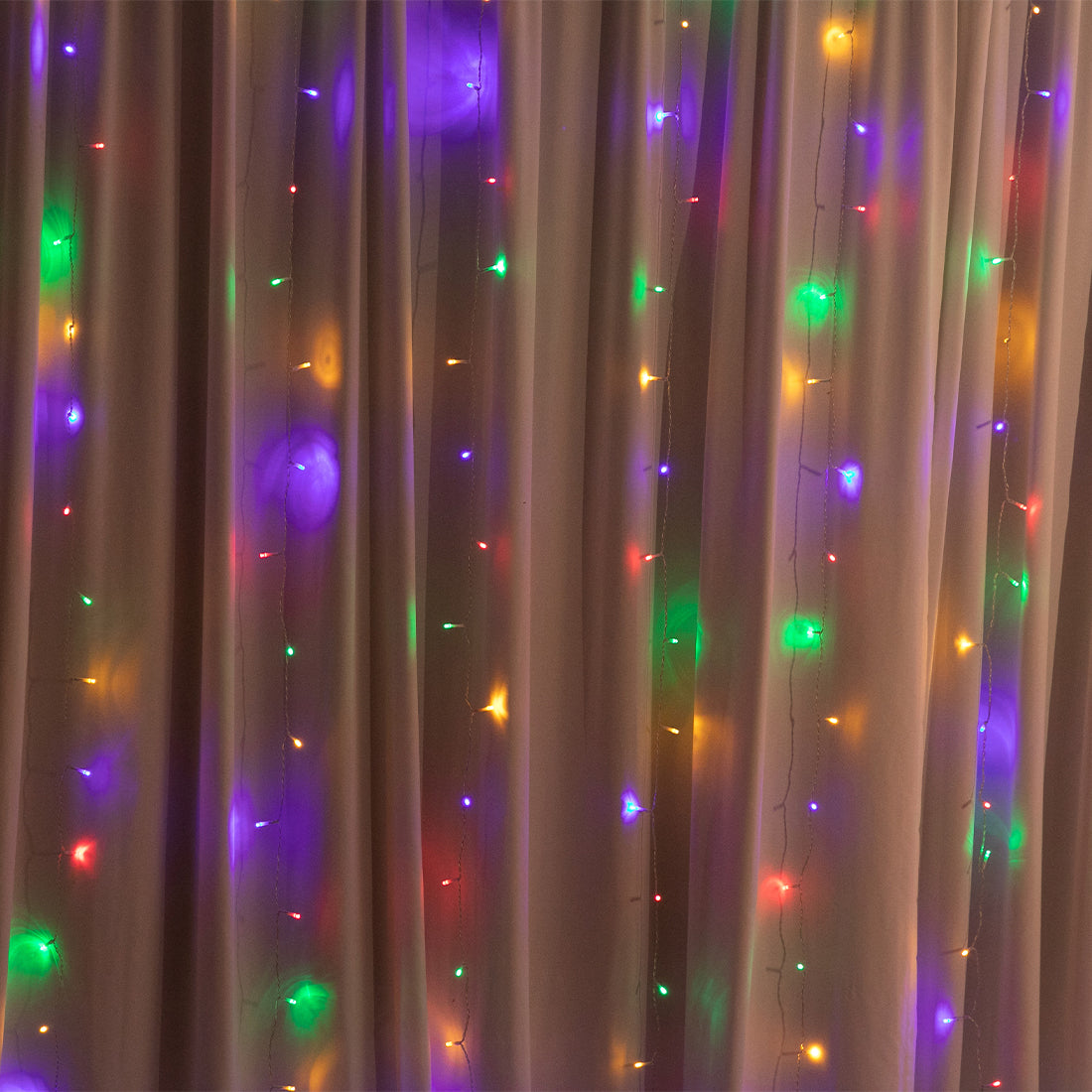 Stockholm Christmas Lights LED Curtain Lights 600 LEDs Flash Multi 600x300cm 6m