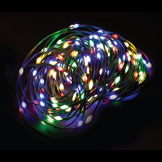 Stockholm Christmas Lights Solar Fairy Lights Easy-wrap Flexi Multi Colour