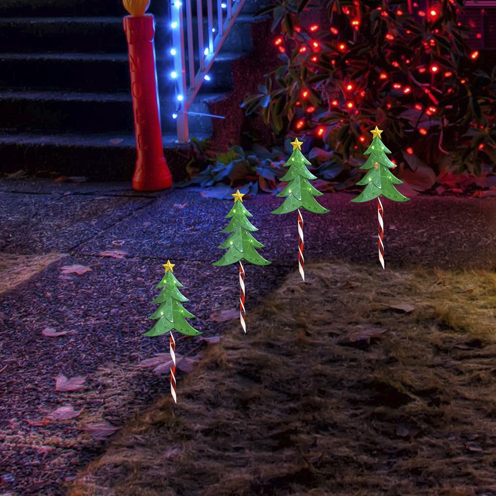 Christmas tree light deals pole