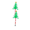 Stockholm Christmas Lights Solar Light Tree Candy Pole Stakes 4pc 40 LEDs