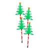 Stockholm Christmas Lights Solar Light Tree Candy Pole Stakes 4pc 40 LEDs