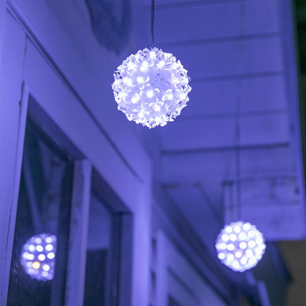 Stockholm Christmas Lights LED Light Petal Balls 10cm Twinkle Cool-Warm 5pc