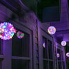 Stockholm Christmas Lights LED Light Petal Balls 10cm 5pc Twinkle Xmas Decor