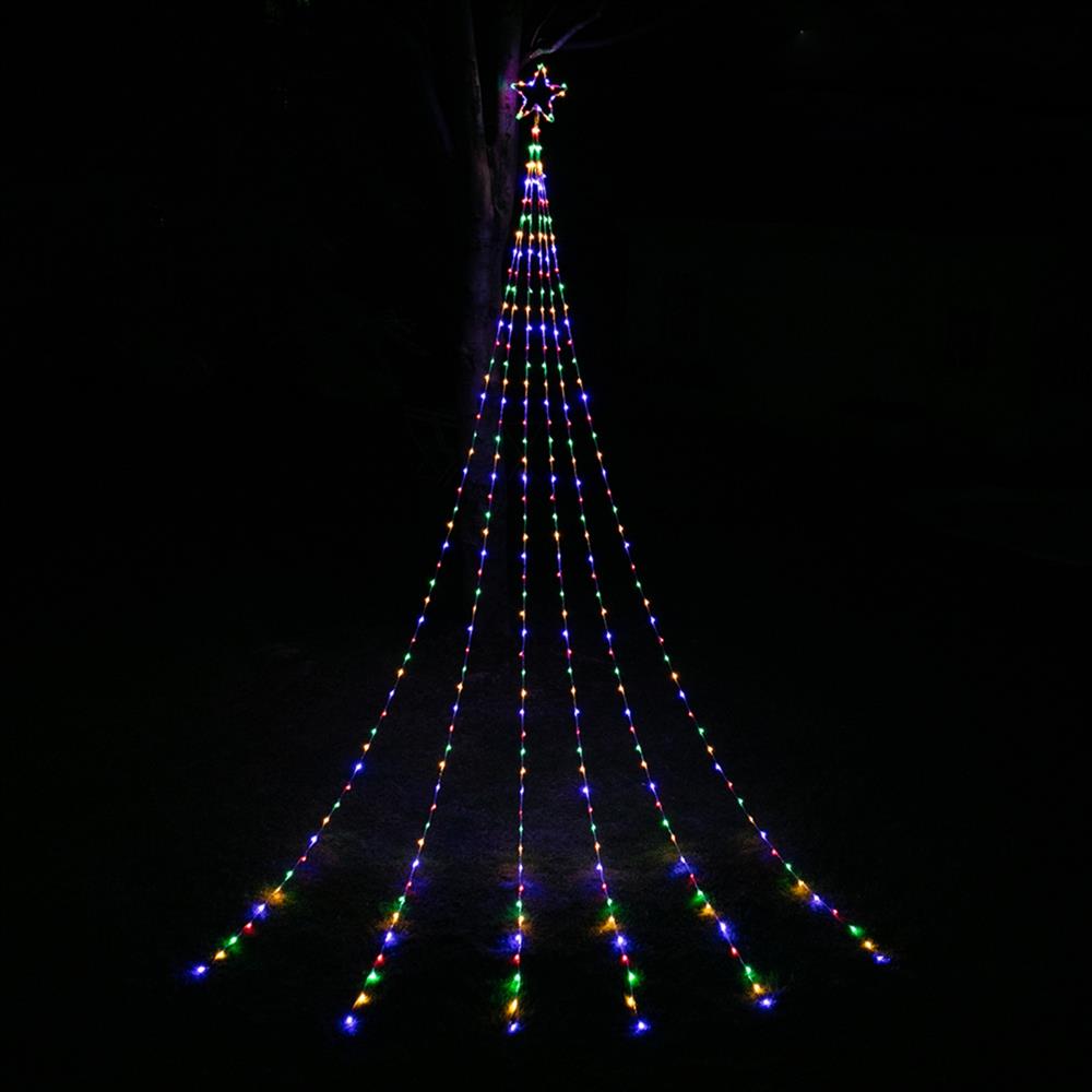 Stockholm Christmas Lights LED Light Long Waterfall Star 4.9m 308 LEDs Multi