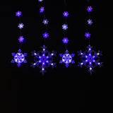 Stockholm Christmas Lights Curtain Lights LED Snowflake Dual Size 180x80cm