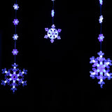 Stockholm Christmas Lights Curtain Lights LED Snowflake Dual Size 180x80cm