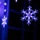 Stockholm Christmas Lights Curtain Lights LED Snowflake Dual Size 180x80cm