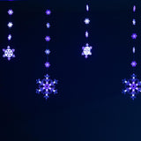 Stockholm Christmas Lights Curtain Lights LED Snowflake Dual Size 180x80cm