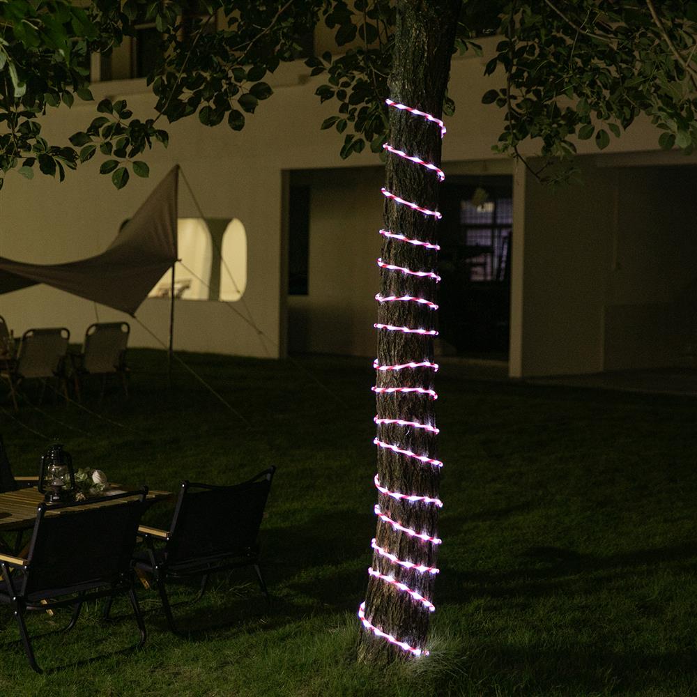 Stockholm Christmas Lights Ropelight LED Candy Tubelight 10m Flash Warm White