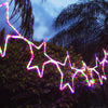 Stockholm Christmas Lights Ropelight LED Big Star Chain Multi 9pc 430x40cm Decor