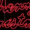 Stockholm Christmas Lights Ropelight LED Merry Christmas Stars Banner 160x72cm