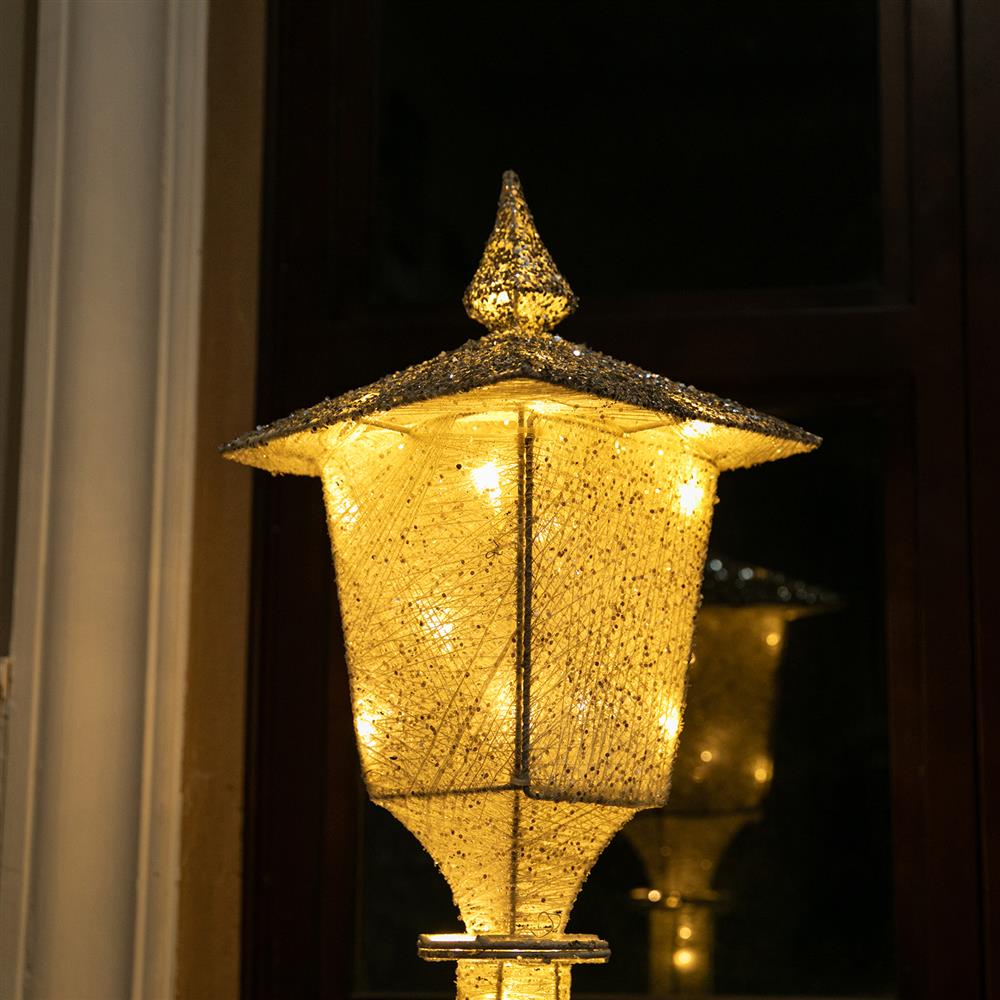 Stockholm Christmas Lights LED treet Lamp Glitter 120cm Twinkle 70 LEDs Decor