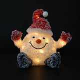 Stockholm Christmas Lights LED Frosty Cute Snowman Santa Hat Warm White Decor