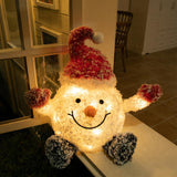 Stockholm Christmas Lights LED Frosty Cute Snowman Santa Hat Warm White Decor