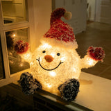 Stockholm Christmas Lights LED Frosty Cute Snowman Santa Hat Warm White Decor