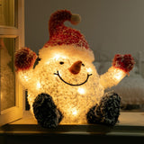 Stockholm Christmas Lights LED Frosty Cute Snowman Santa Hat Warm White Decor