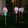 Stockholm Christmas Lights LED Path light Candy Lollipop 4pc 60 LEDs Warm White