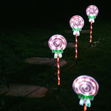 Stockholm Christmas Lights LED Path light Candy Lollipop 4pc 60 LEDs Warm White