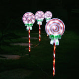 Stockholm Christmas Lights LED Path light Candy Lollipop 4pc 60 LEDs Warm White